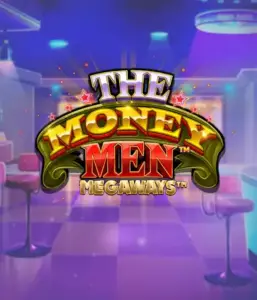 Dive into the dynamic world of The Money Men Megaways slot by Pragmatic Play, showcasing a vibrant logo with sparkling stars set against a stylish casino setting. This graphic captures the energy and allure of high-stakes gambling with its eye-catching design and colorful ambiance. Great for casino enthusiasts seeking Vegas-style excitement. 